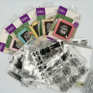 Crafter’s Companion LOT Stampin Up Stamps Dies Photopolymer NEW IN PACKAGE